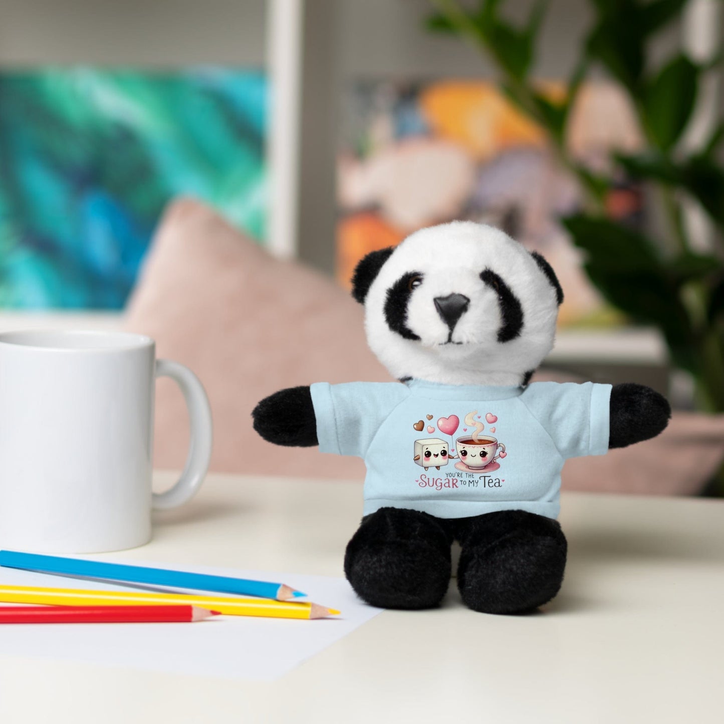 Stuffed Animals with Tee "Sugar To My Tea"