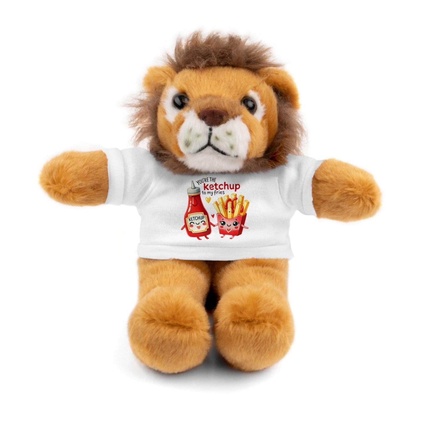 Huggable Valentine’s Day Plushies "Ketchup To My Fries"