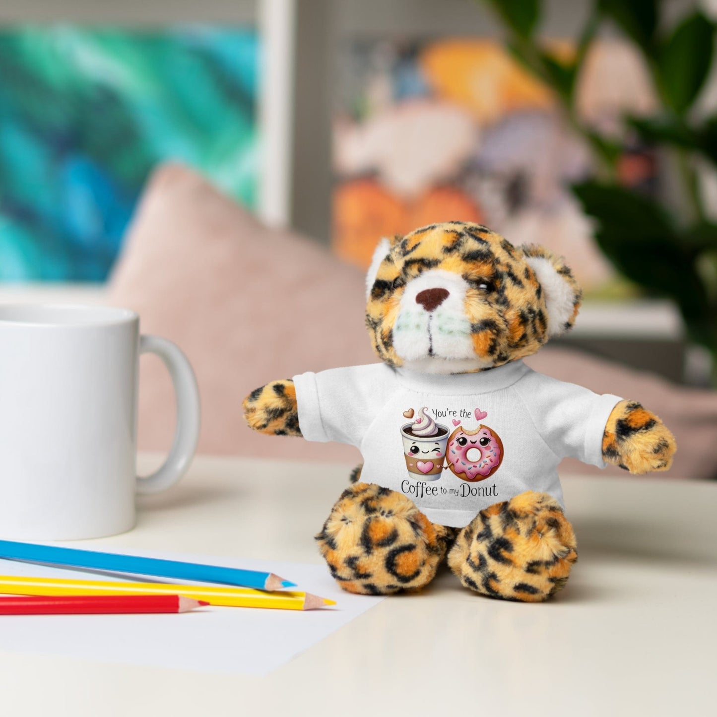 Huggable Valentine’s Day Plushies "Coffee To My Donut"