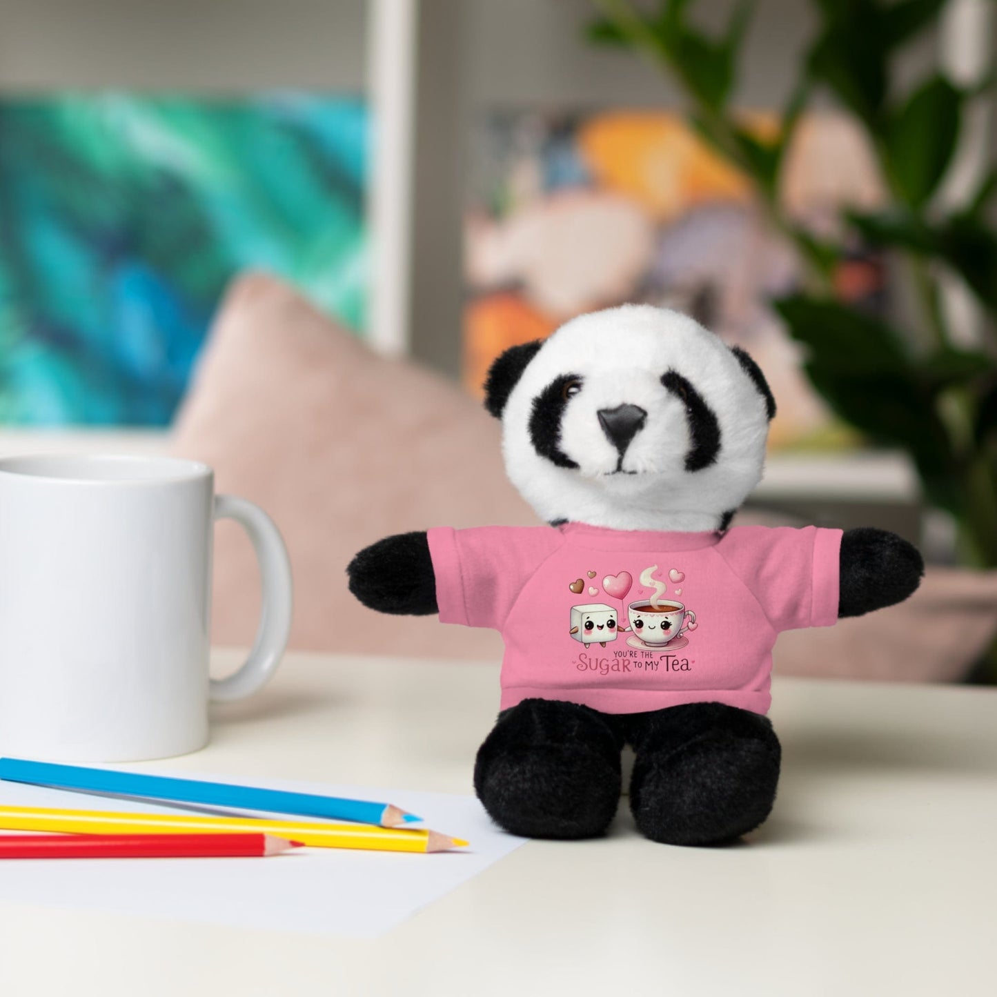 Stuffed Animals with Tee "Sugar To My Tea"