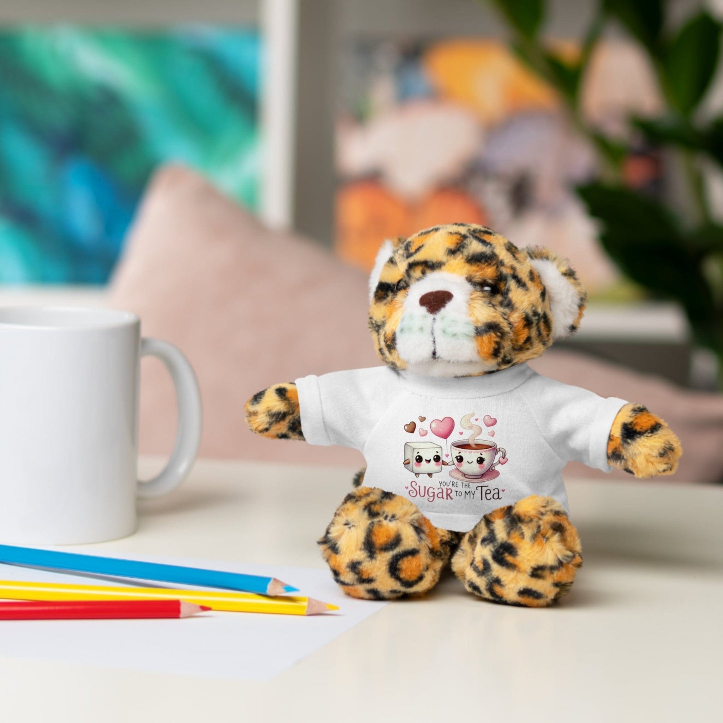 Stuffed Animals with Tee "Sugar To My Tea"