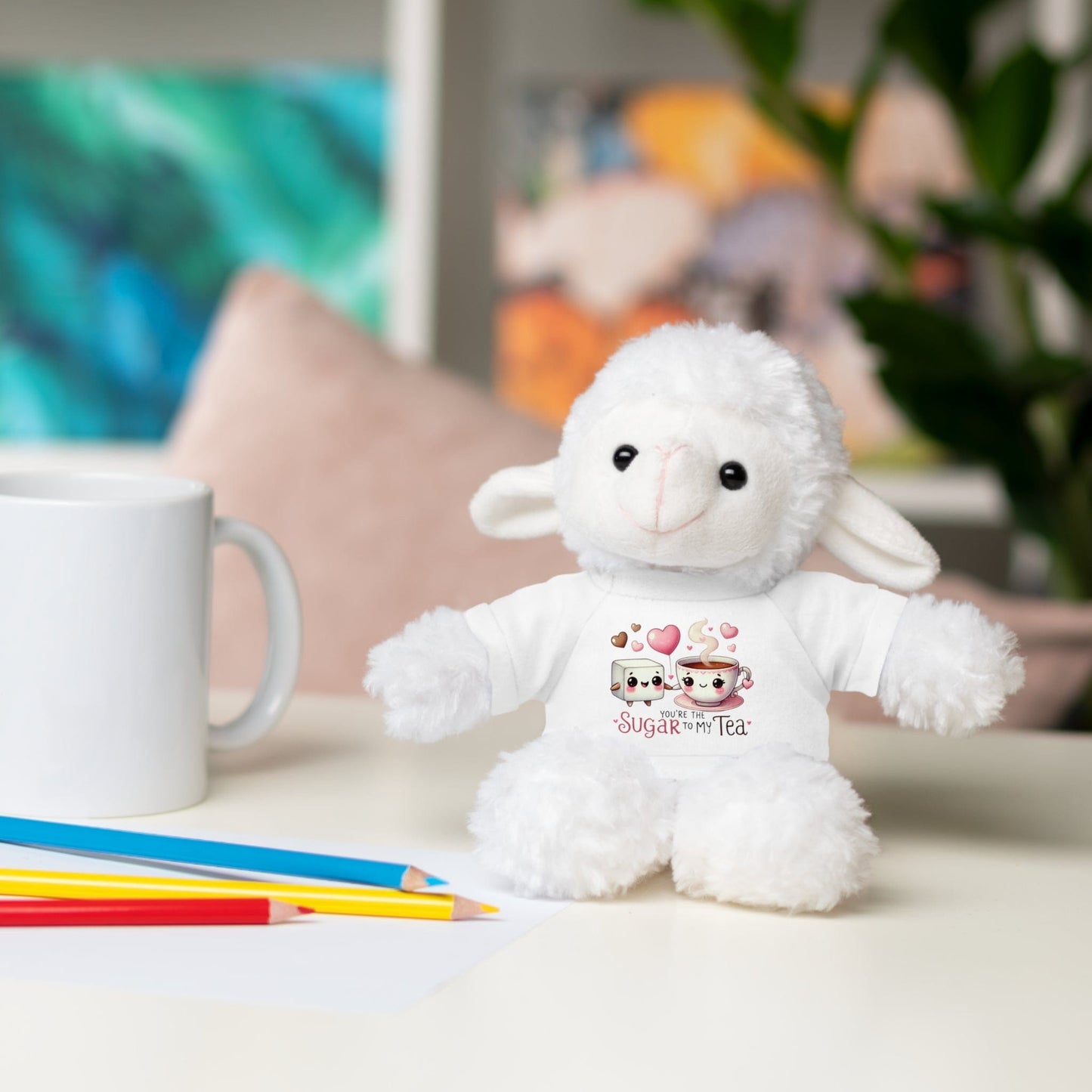 Stuffed Animals with Tee "Sugar To My Tea"