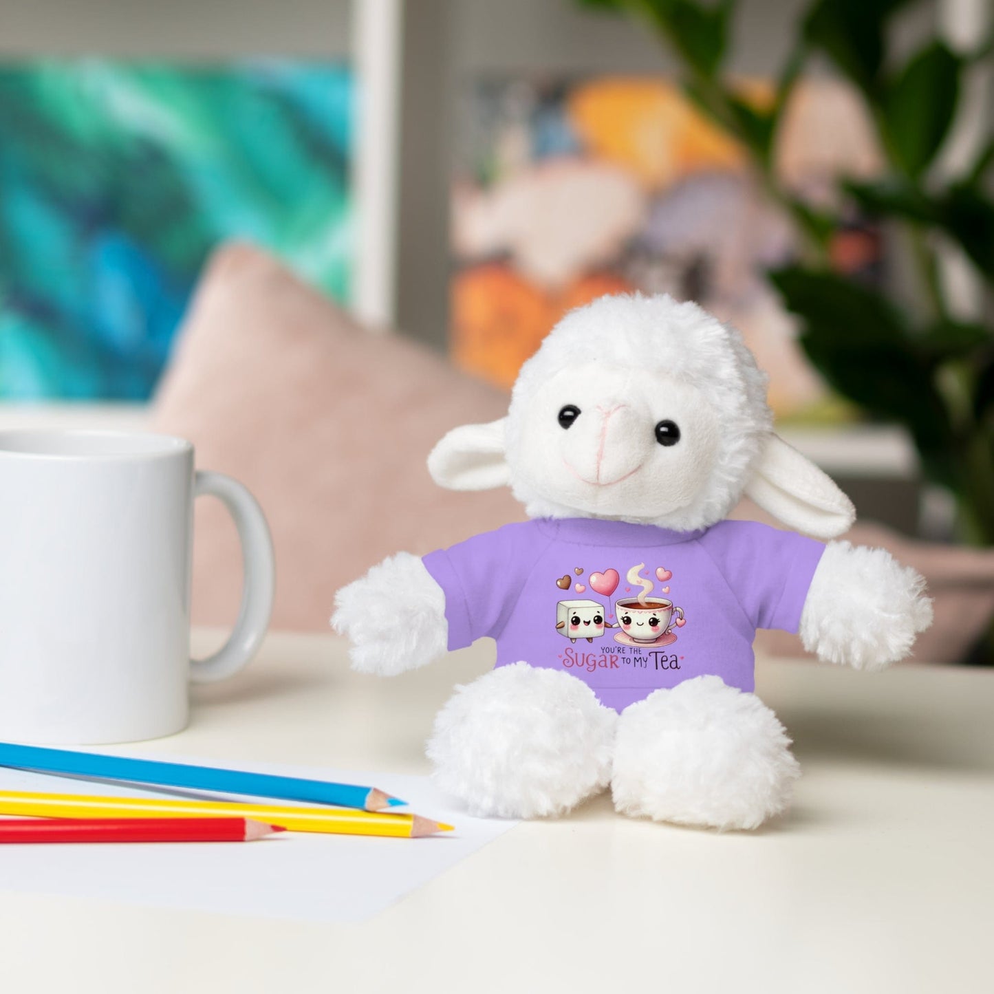 Stuffed Animals with Tee "Sugar To My Tea"