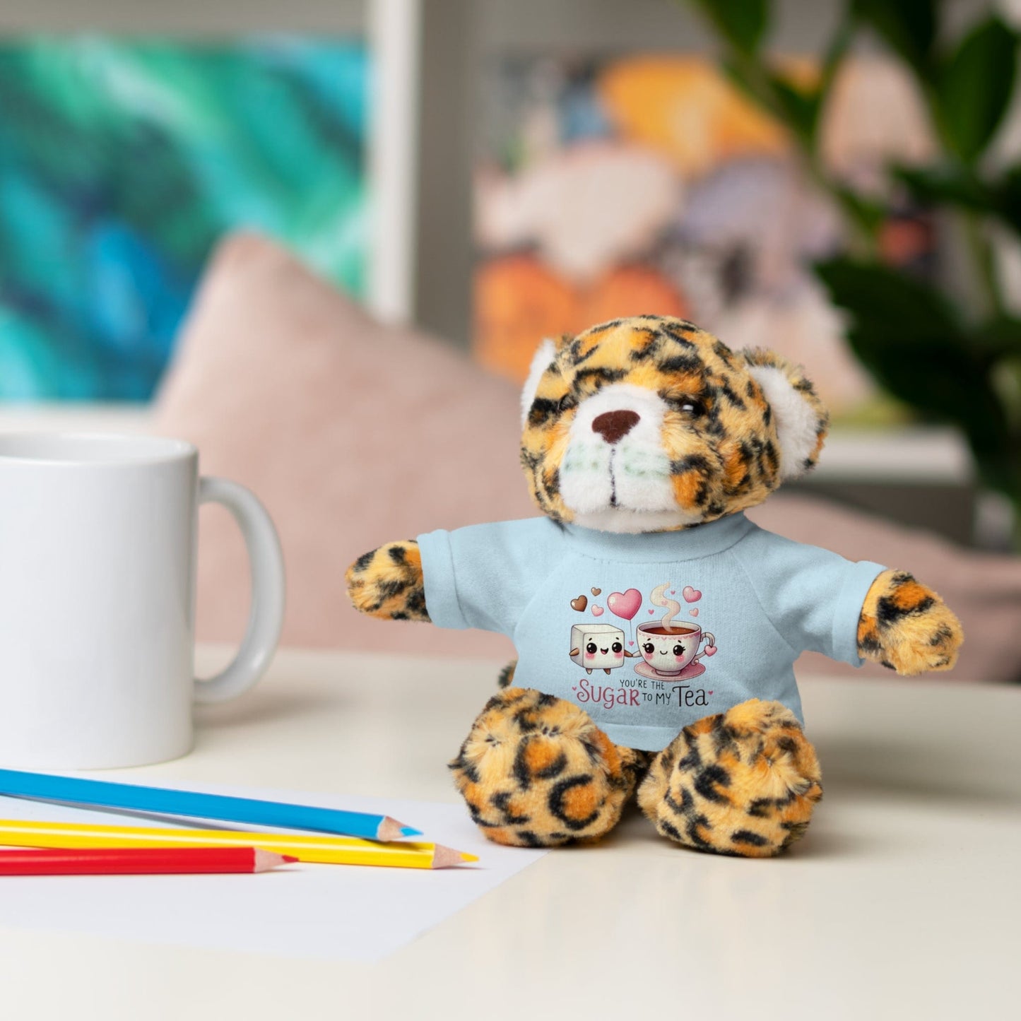 Stuffed Animals with Tee "Sugar To My Tea"