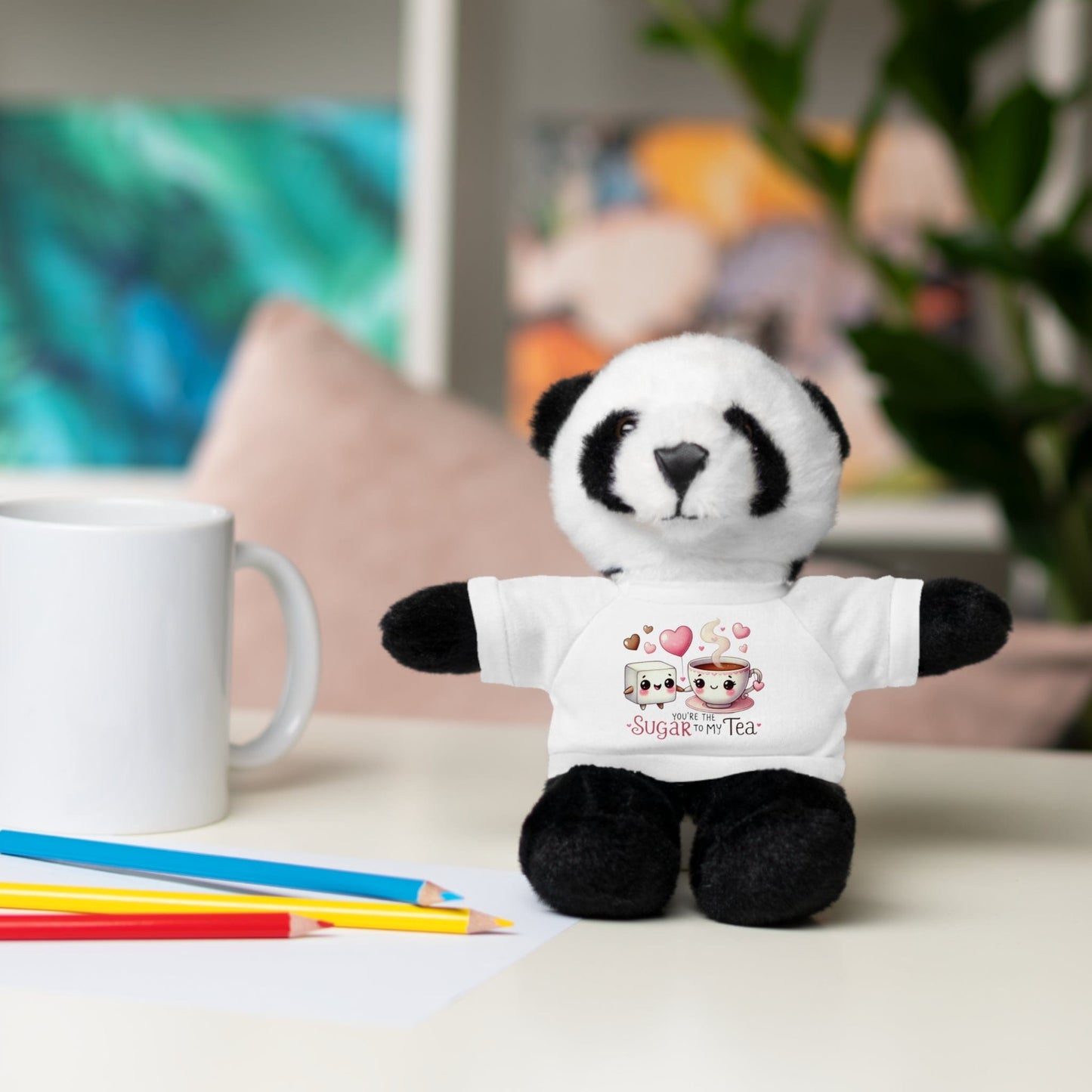 Stuffed Animals with Tee "Sugar To My Tea"