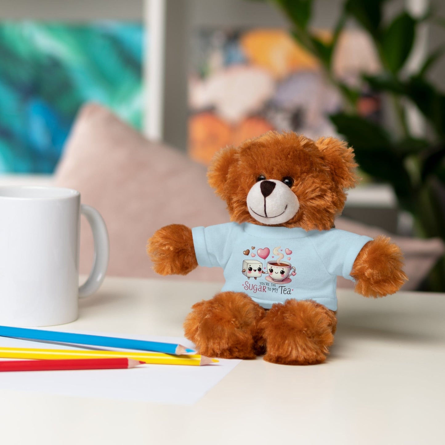 Stuffed Animals with Tee "Sugar To My Tea"