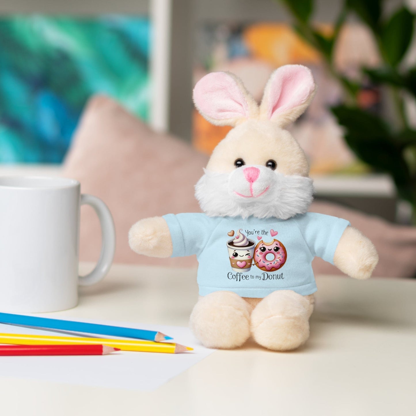 Huggable Valentine’s Day Plushies "Coffee To My Donut"