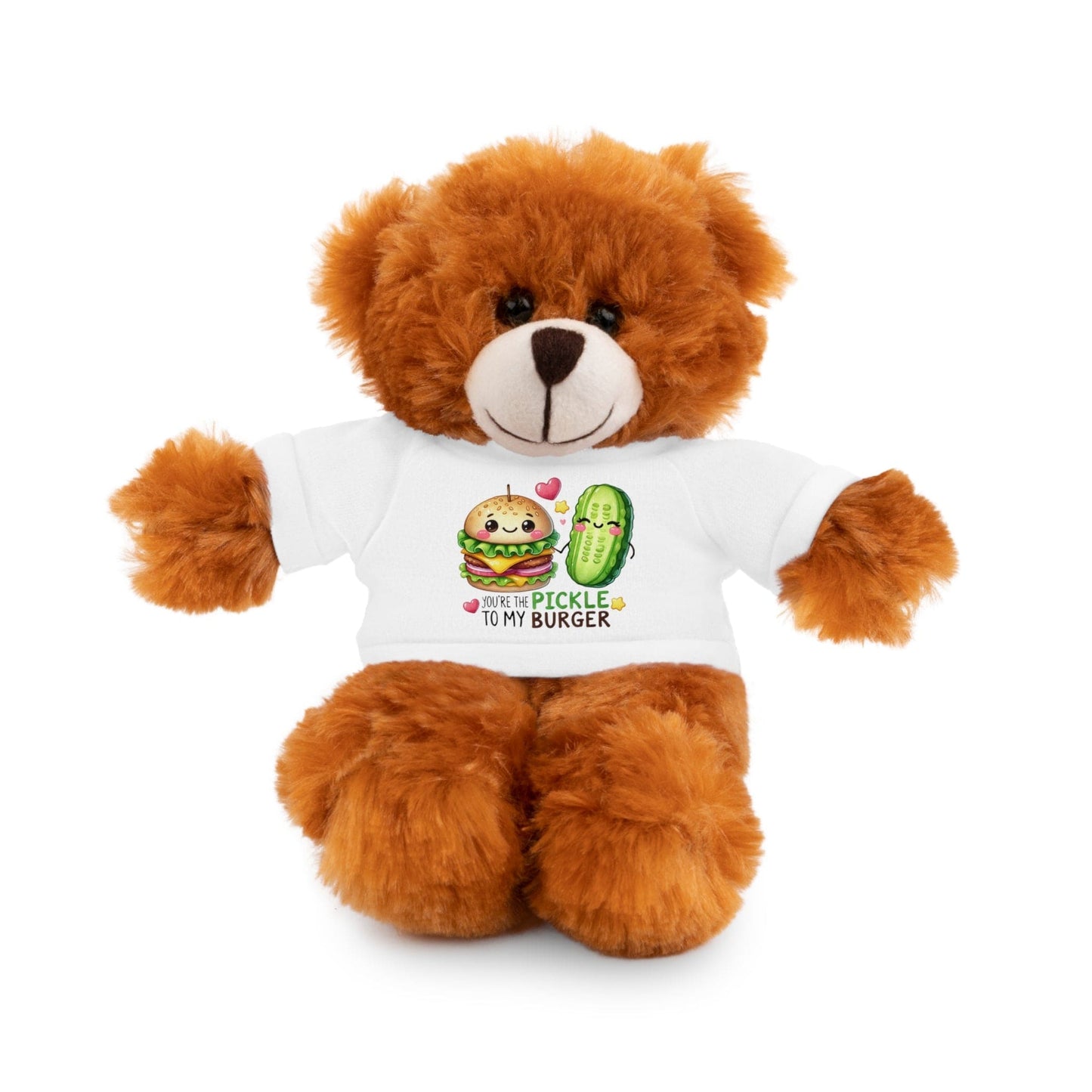 Stuffed Animals with Tee "Pickle To My Burger"