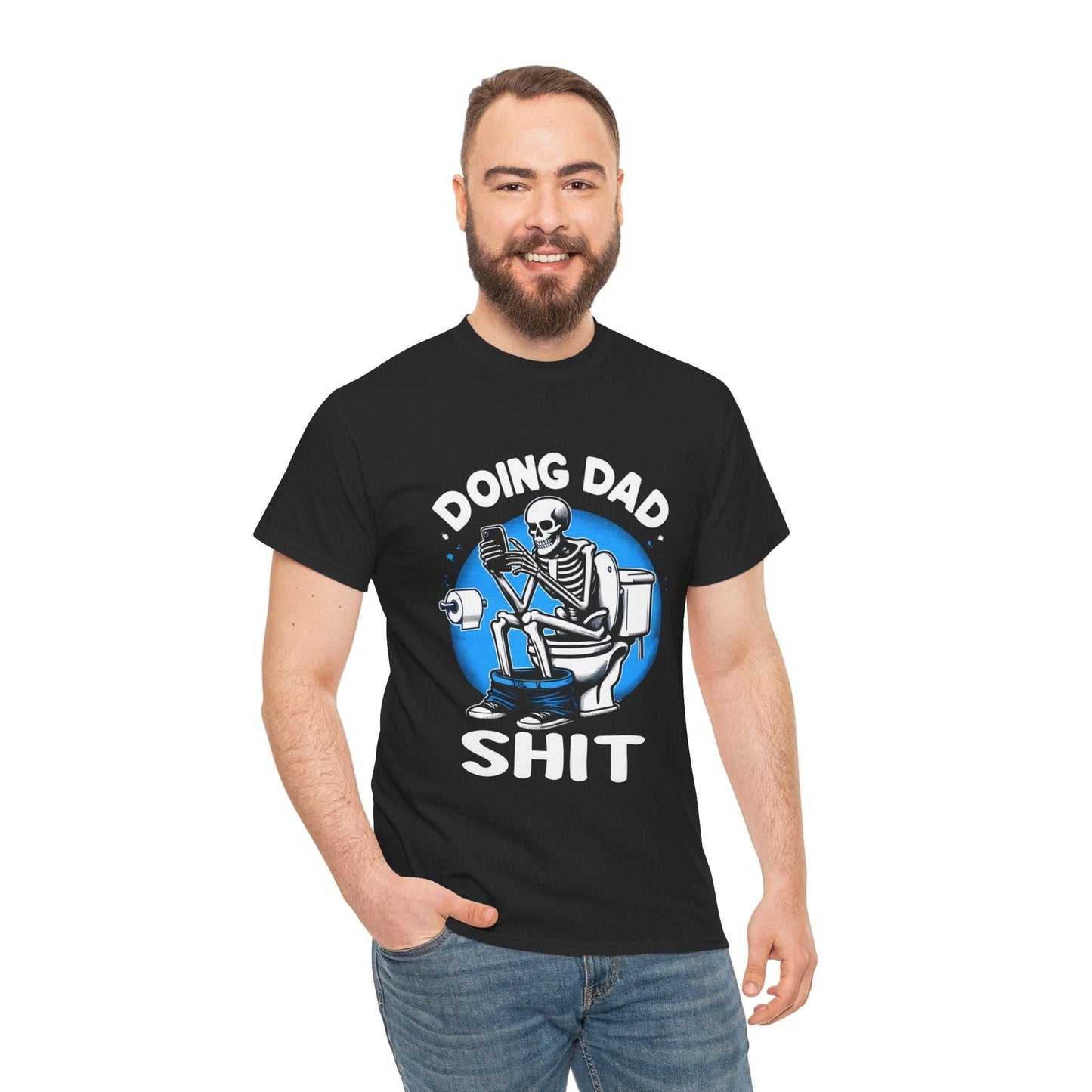 Skeleton "Doing Dad Shit" Funny T-Shirt