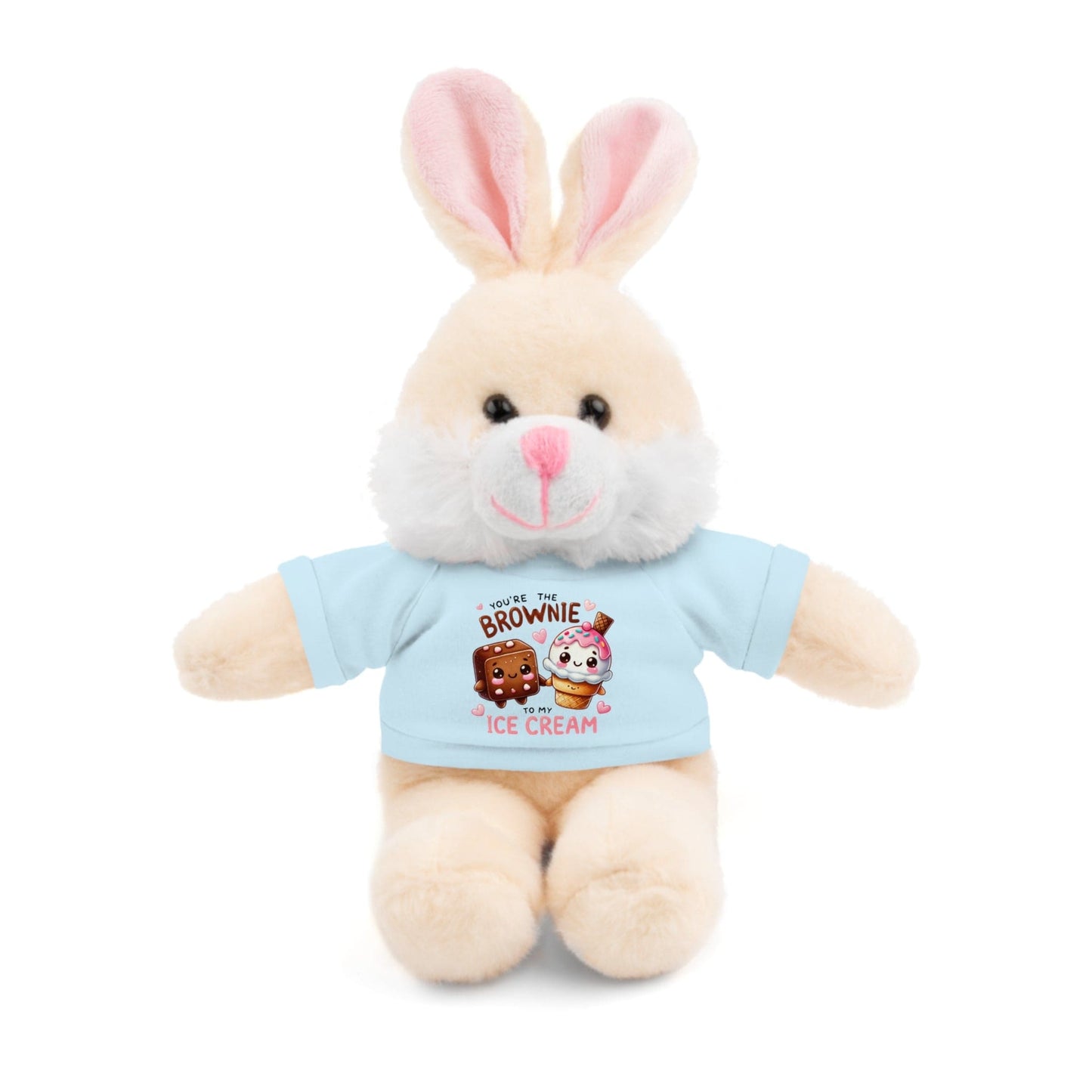 Huggable Valentine’s Day Plushies "Brownie To My Ice Cream"