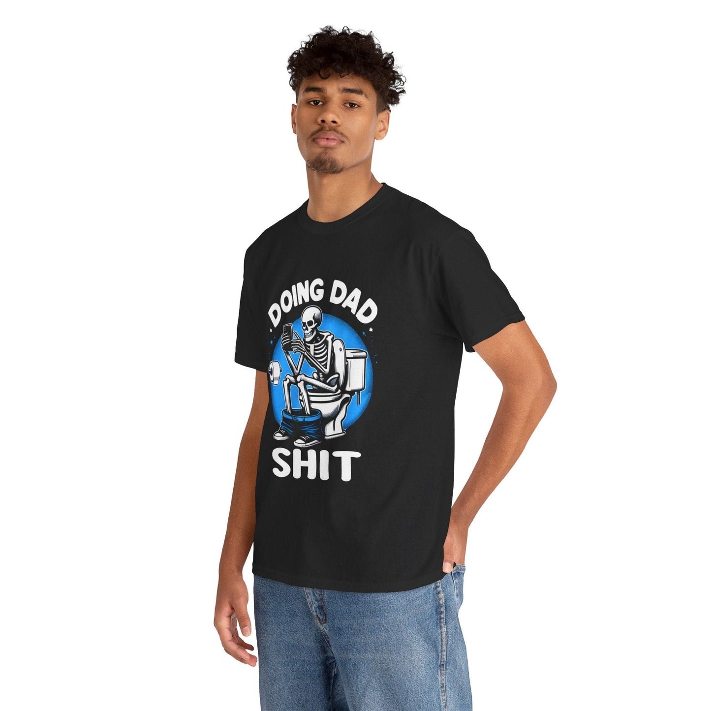 Skeleton "Doing Dad Shit" Funny T-Shirt