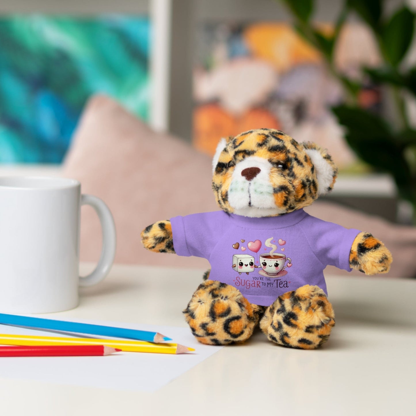 Stuffed Animals with Tee "Sugar To My Tea"