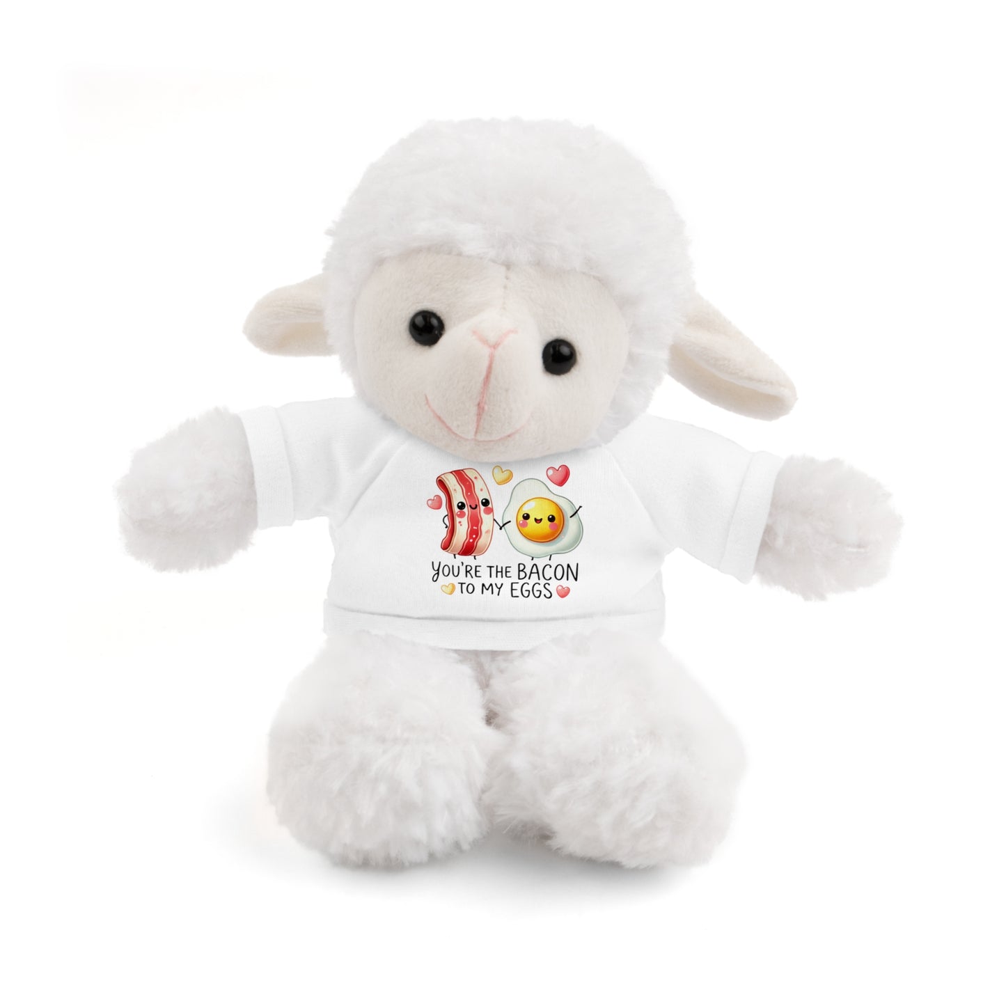 Huggable Valentine’s Day Plushies 'You're the Bacon to My Eggs'