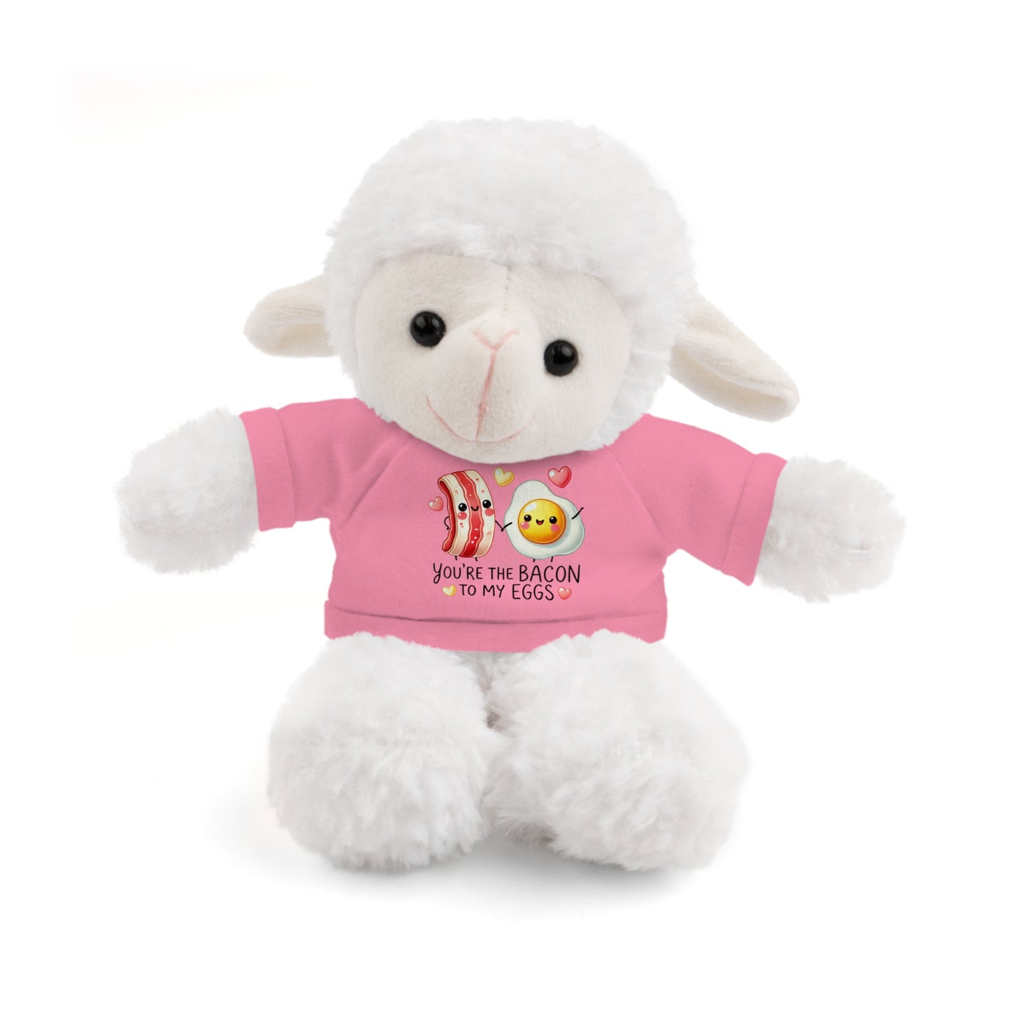 Huggable Valentine’s Day Plushies 'You're the Bacon to My Eggs'