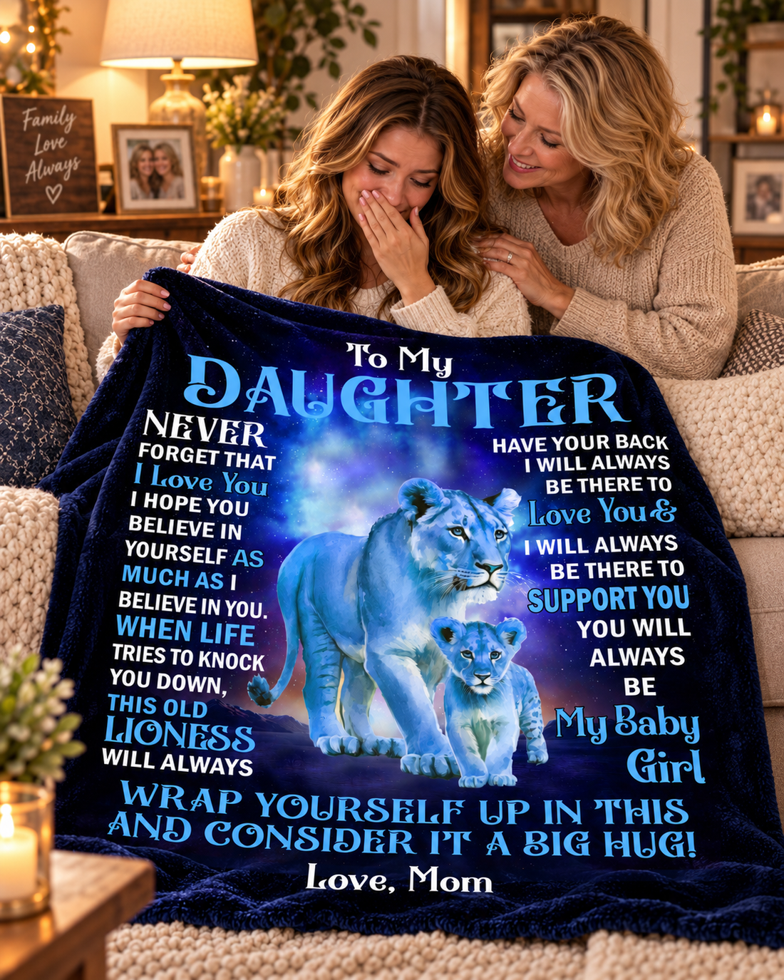 She reads the message