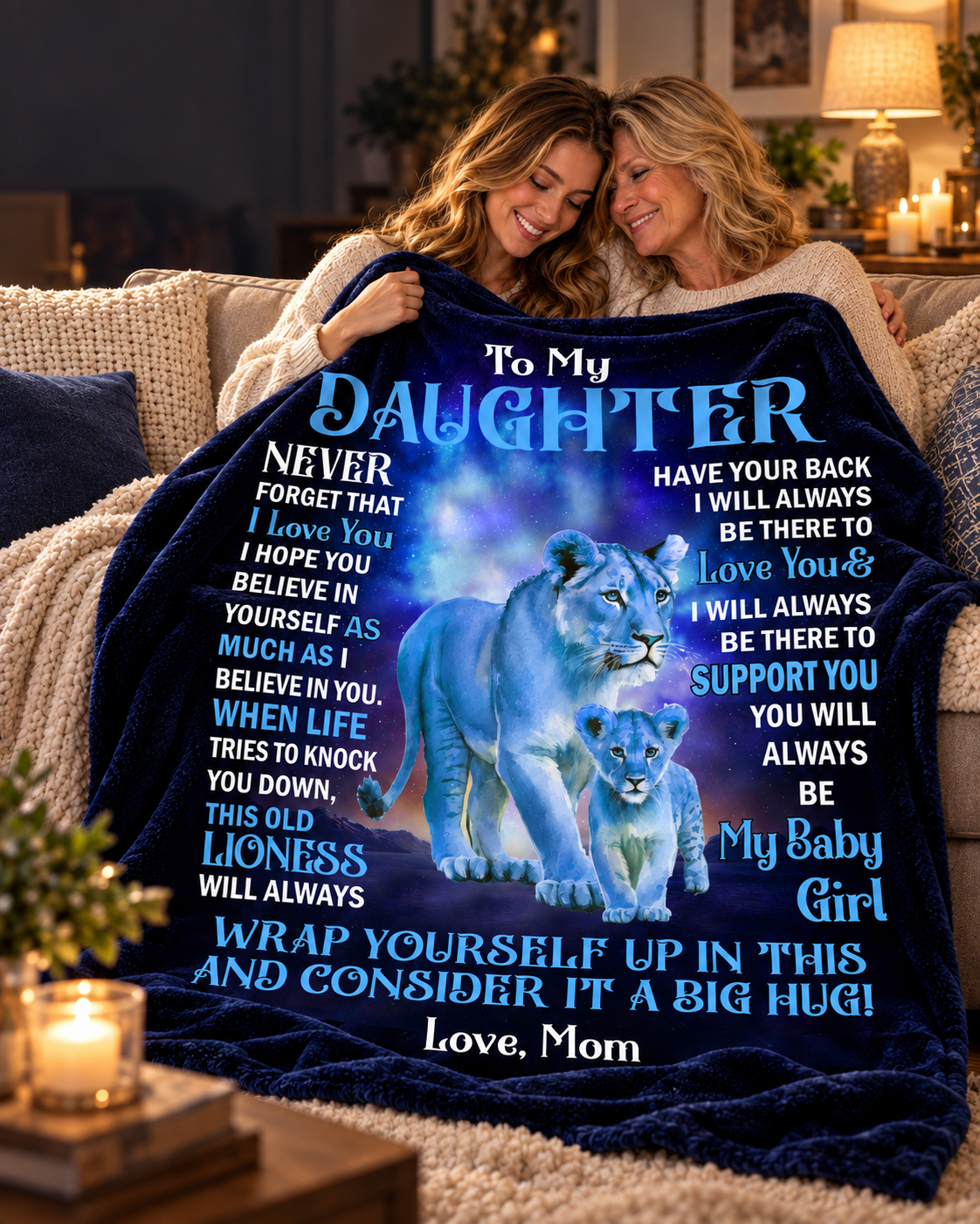 Give her something she can wrap herself in when Mom isn’t right beside her.