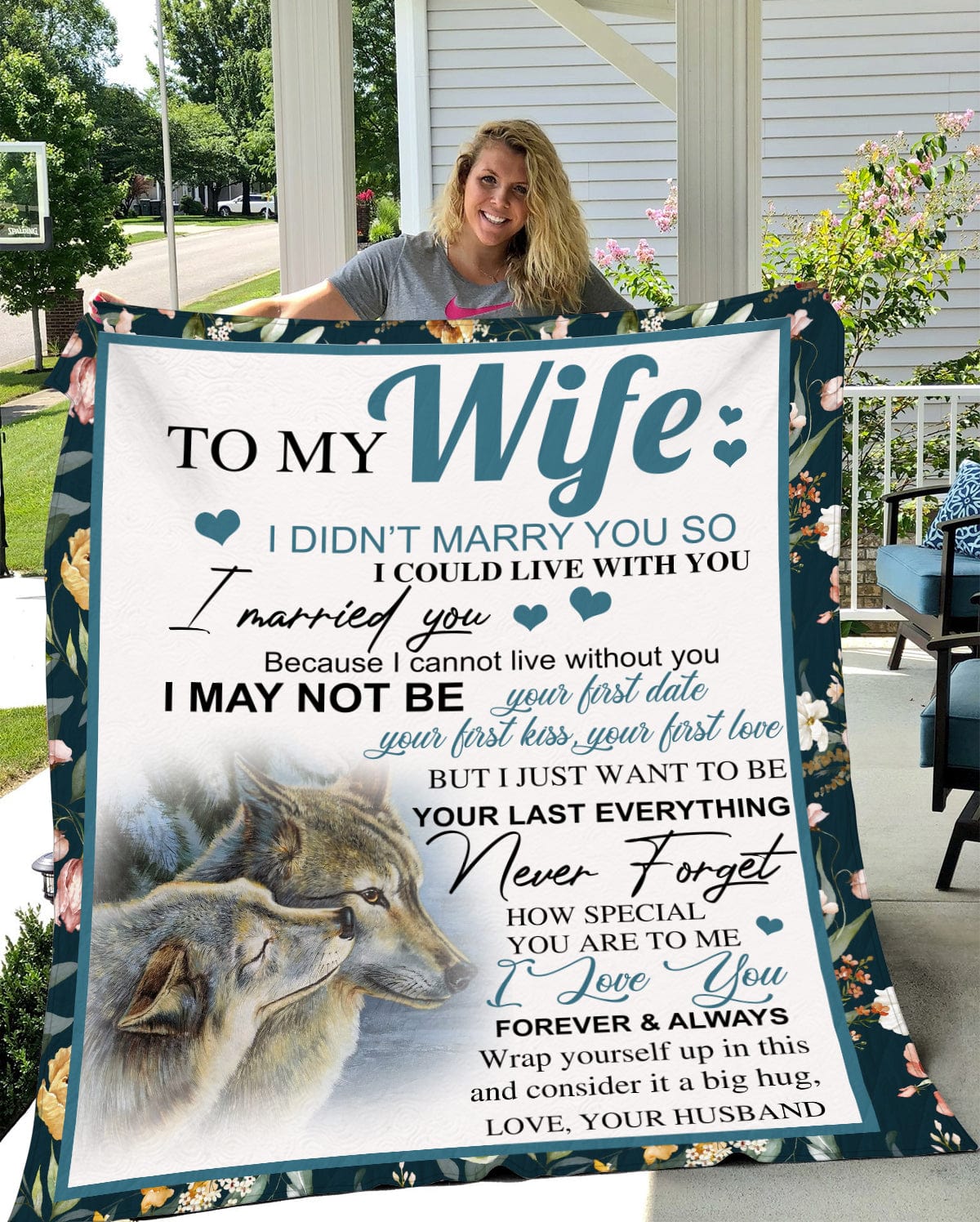 To My Wife "Last Everything" Blanket