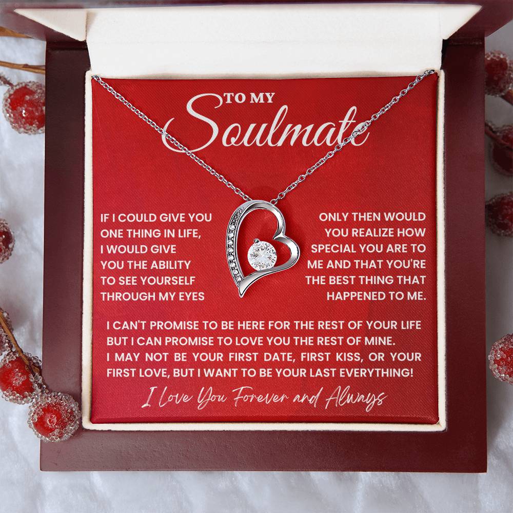 Soulmate Gift "Your Last Everything" Forever Love Necklace