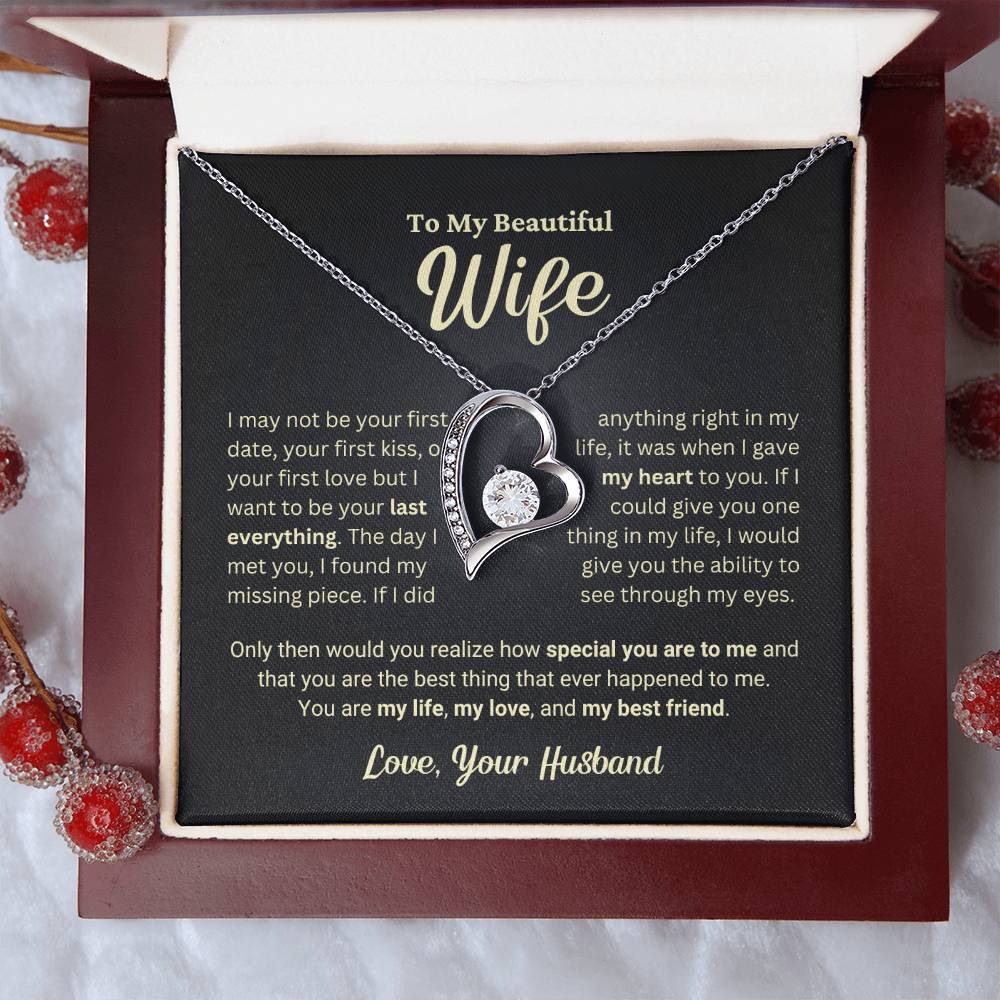 Wife Gift "The Best Thing" Forever Love Necklace From Husband