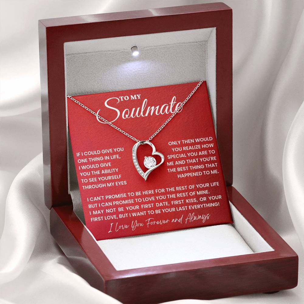 Soulmate Gift "Your Last Everything" Forever Love Necklace