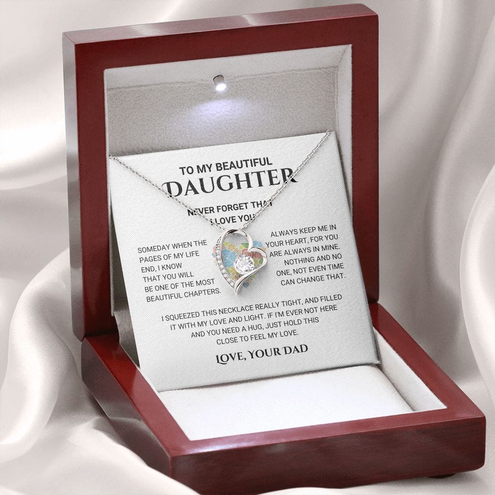 Daughter - Feel My Love - Forever Love Necklace