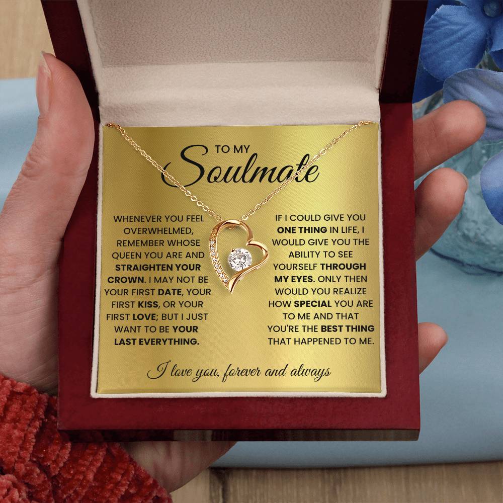 Soulmate Gift "You're The Best Thing" Forever Love Necklace