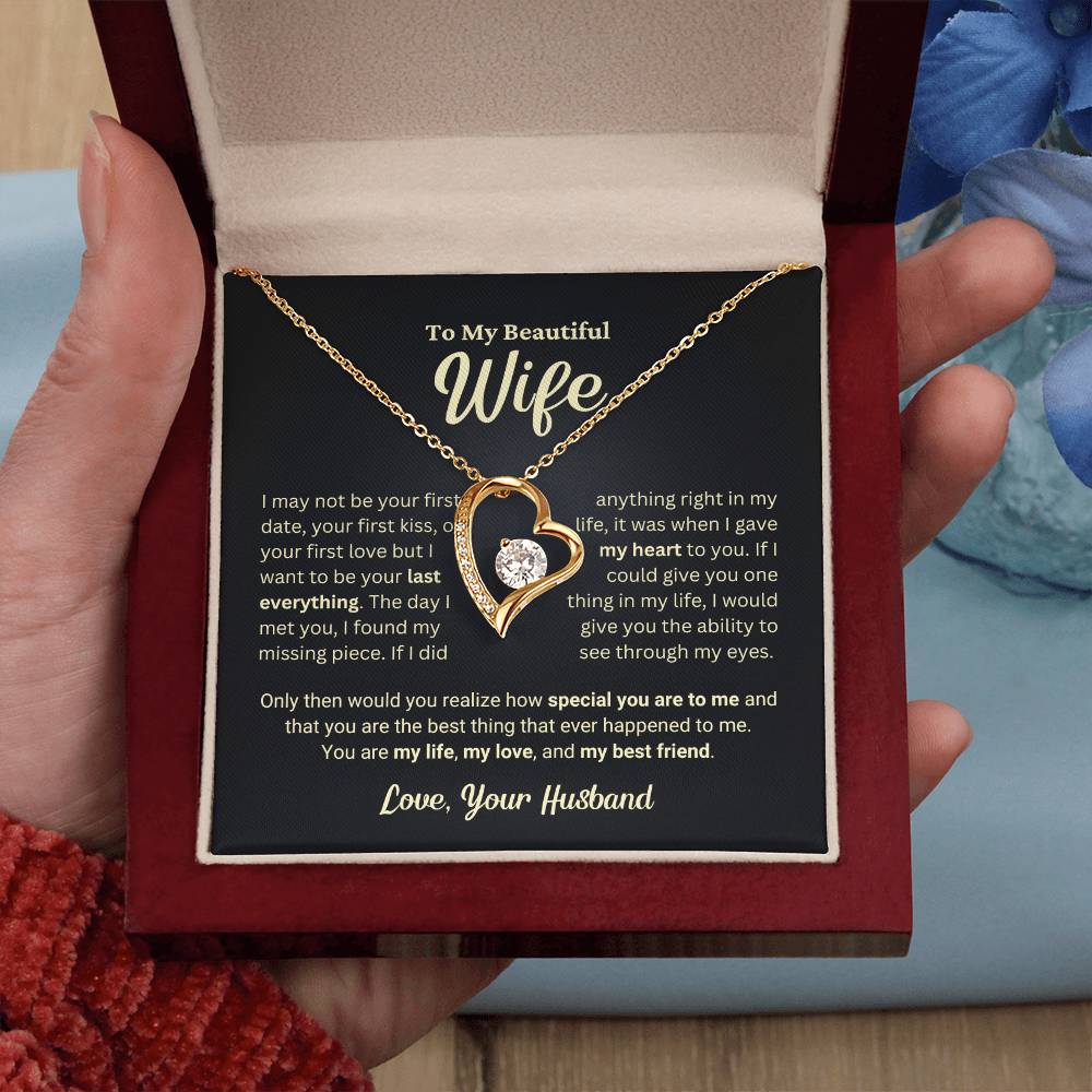 Wife Gift "The Best Thing" Forever Love Necklace From Husband