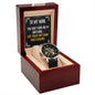 My Man "Good Husband" Openwork Watch Gift