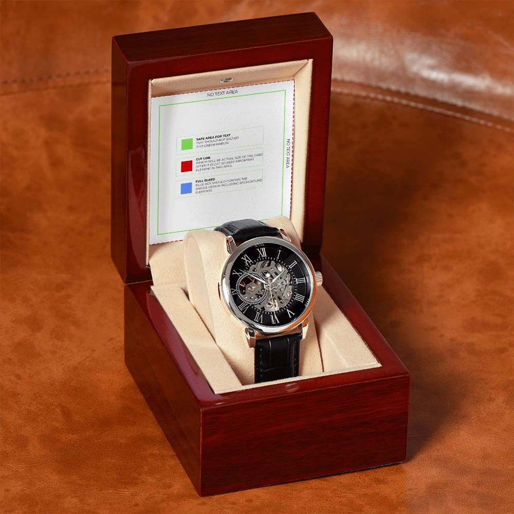 Men's Openwork Watch