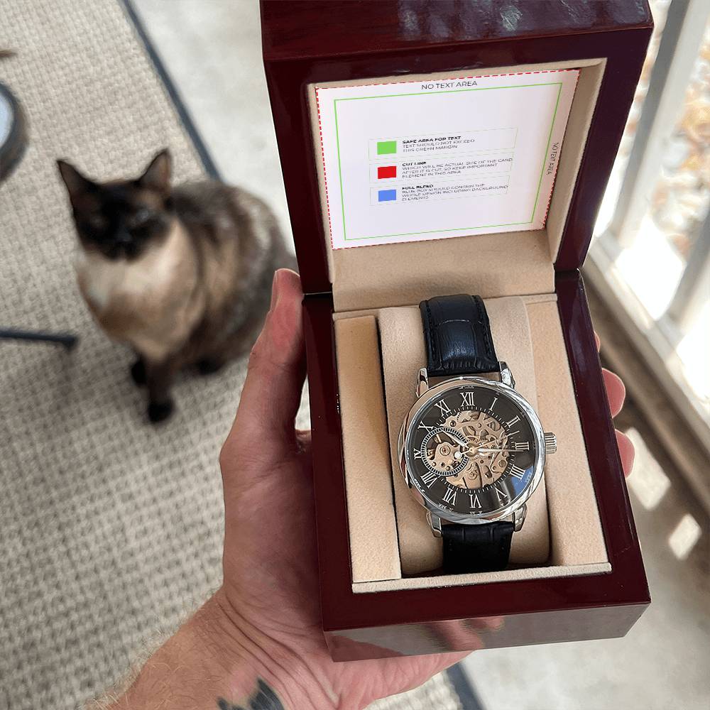 Men's Openwork Watch