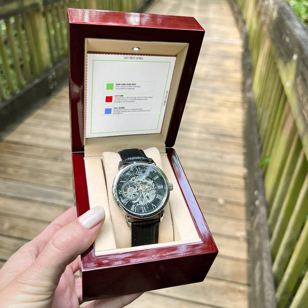 Men's Openwork Watch