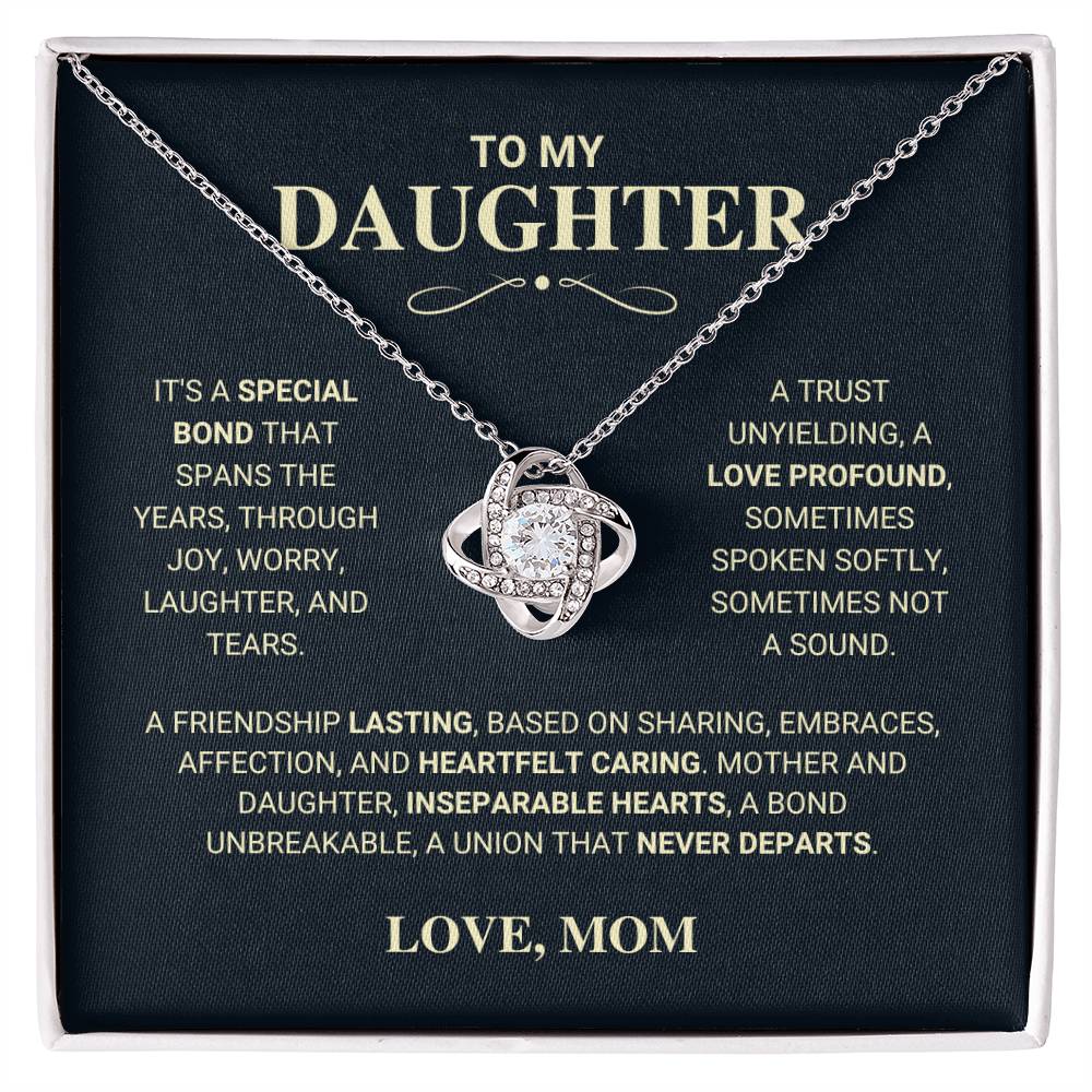 Beautiful Gift for Daughter From Mom "Special Bond" Necklace