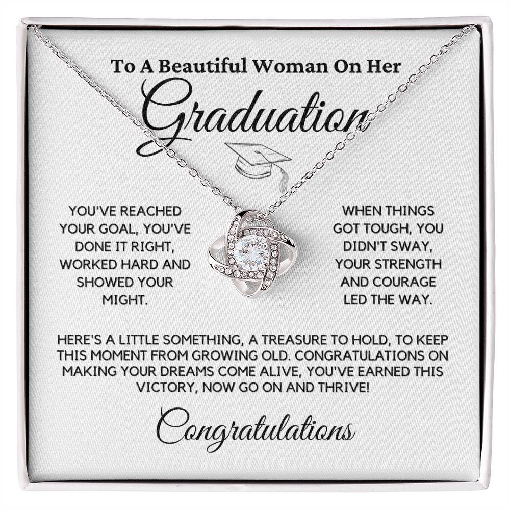 Graduation Knot Necklace Gift For Her