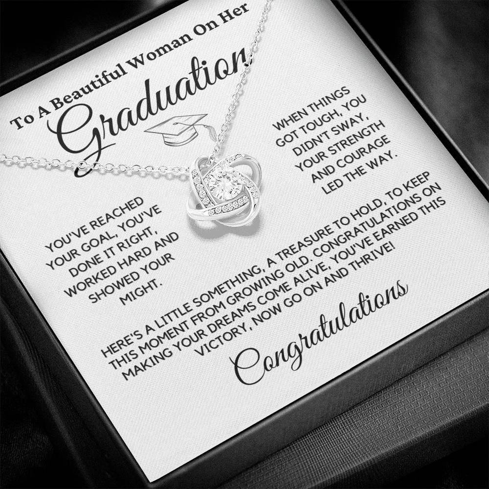 Graduation Knot Necklace Gift For Her