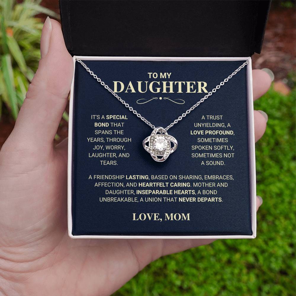 Beautiful Gift for Daughter From Mom "Special Bond" Necklace