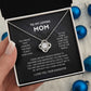 Mom - You're The World - Love Knot Necklace