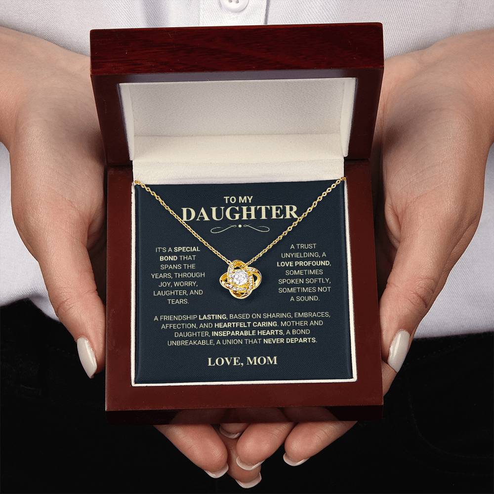 Beautiful Gift for Daughter From Mom "Special Bond" Necklace