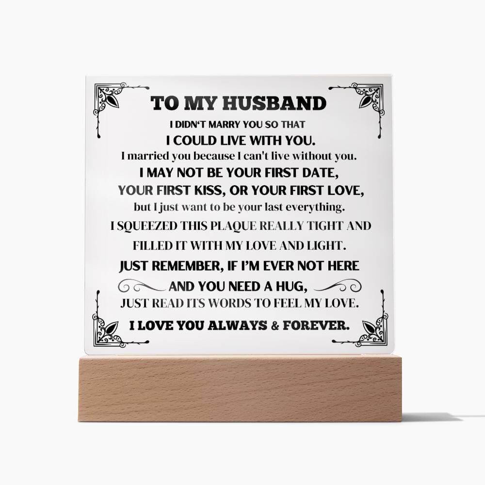 To My Husband - Acrylic Square