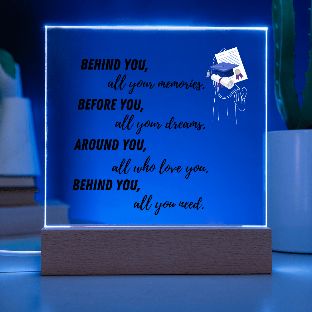 Graduation Acrylic Square Plaque