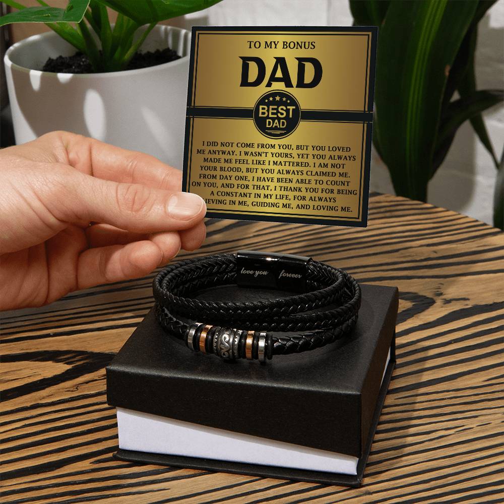 Bonus Dad "Constant In My Life" Bracelet Gift