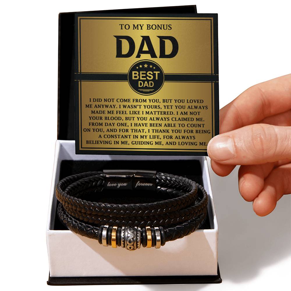 Bonus Dad "Constant In My Life" Bracelet Gift