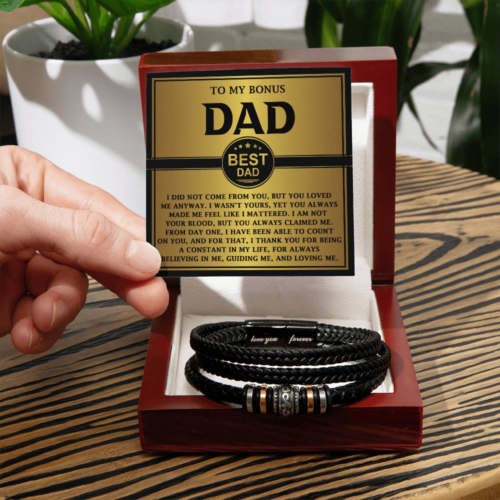 Bonus Dad "Constant In My Life" Bracelet Gift