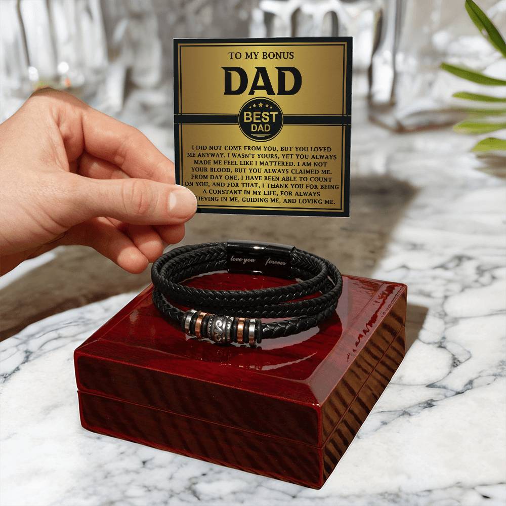 Bonus Dad "Constant In My Life" Bracelet Gift