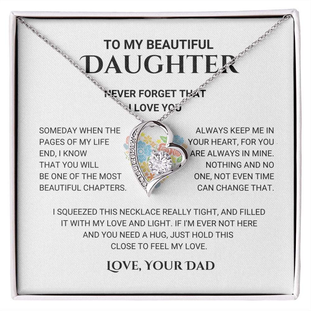 Daughter - Feel My Love - Forever Love Necklace