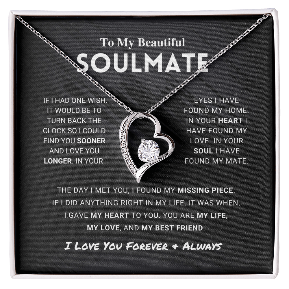 Soulmate "One Wish" Forever Love Necklace