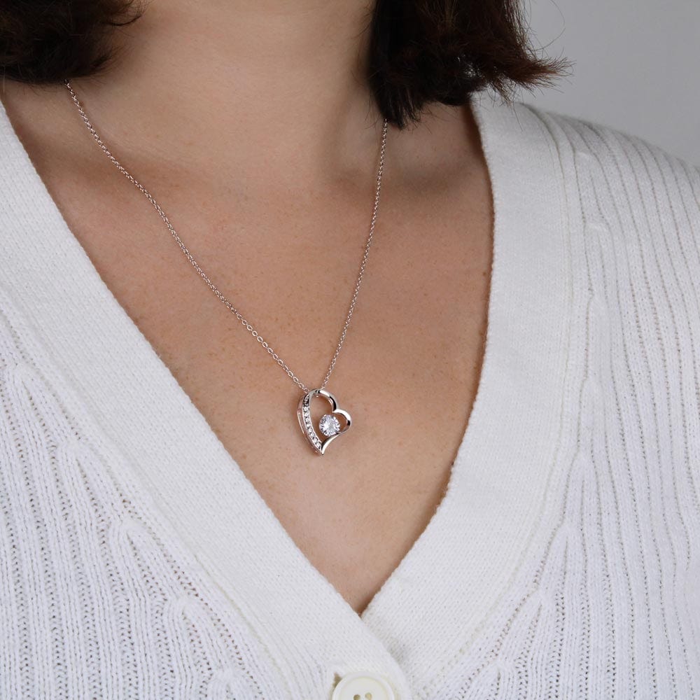 Mom Gift "Super Mom" Heart Necklace From Daughter