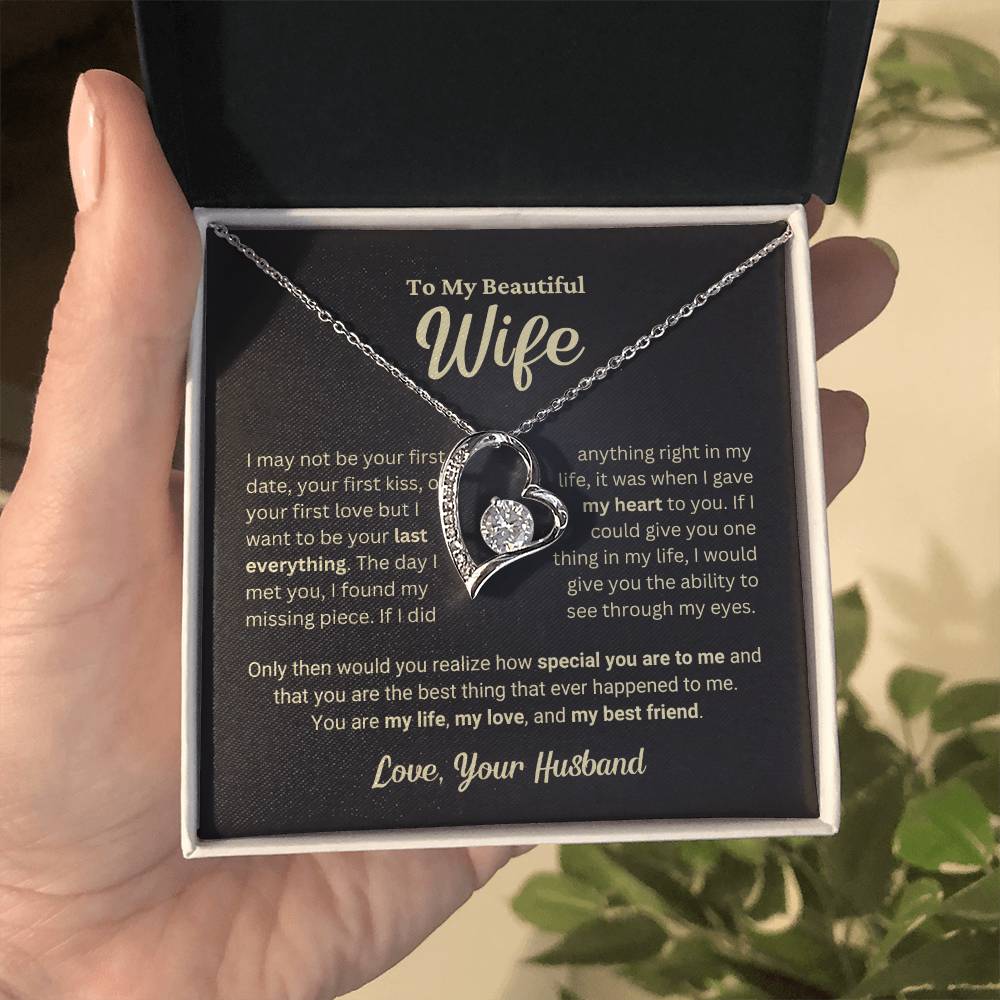 Wife Gift "The Best Thing" Forever Love Necklace From Husband