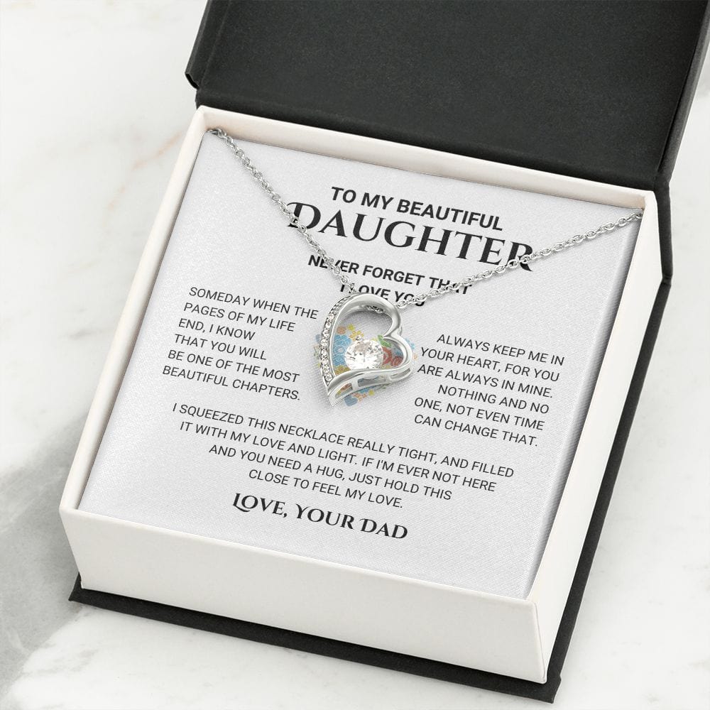 Daughter - Feel My Love - Forever Love Necklace