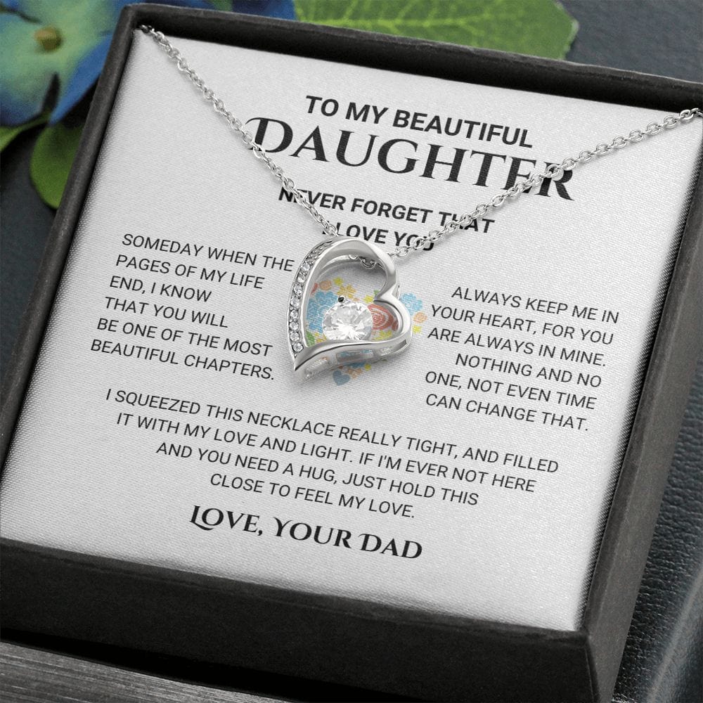 Daughter - Feel My Love - Forever Love Necklace