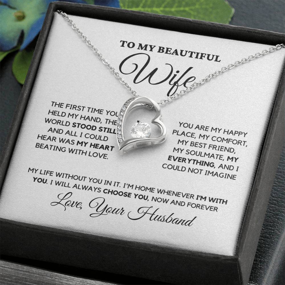 Wife Gift "My Everything" Forever Love Necklace From Husband